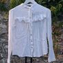 Primark - White Crinkle Ruffle Gauze Blouse Image 9