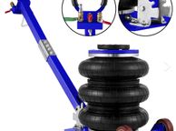 main image for ad 5 Ton Heavy Duty Triple Air Bag Jack Pneumatic Jack 11000 Lbs Quick Lift