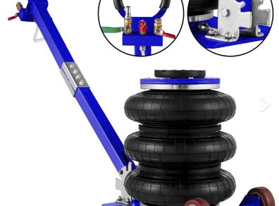 5 Ton Heavy Duty Triple Air Bag Jack Pneumatic Jack 11000 Lbs Quick Lift