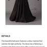 "Simply Devine" Debs Dress Size 14 Black Shimmer Image 3