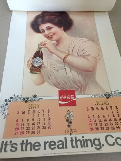 Coca Cola 1973 Calendar Super rare