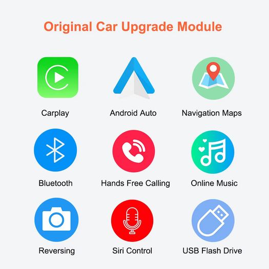 Bonroad Carplay Android Auto Interface For Mercedes Benz A B C M E Class GLA CLA GLK SLK CLS GL W204 W176 W246 NTG 4.5 Airplay