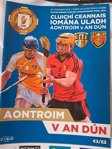 GAA Hurling Programmes (Ulster) X 7