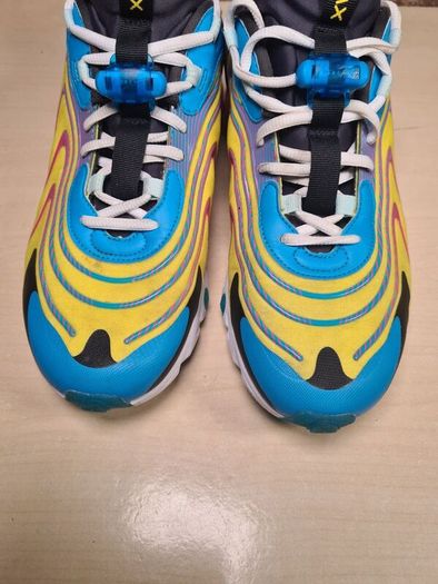 mens NIKE AIR MAX 270 REACT ENG Laser Blue watermelon trainers runners Size UK 9 EU 44 2019