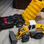 Big Dump truck and bulldozer toys Image 3