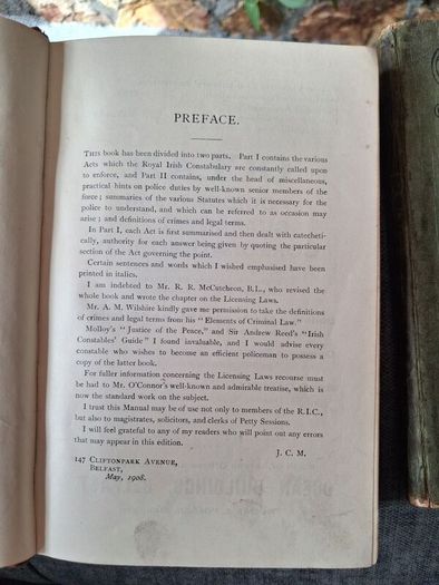 3 irish related historical books.