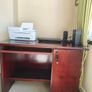 Computer desk -Mahogany wood. Image 2