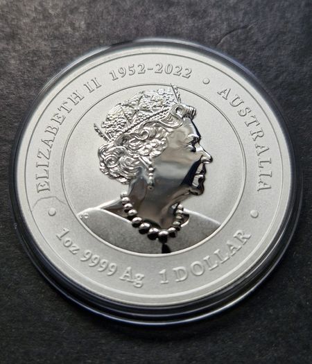 2024 COLORED Lunar Year of the Dragon 1oz Silver 1 Dollar Coin