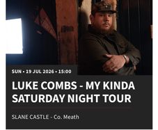 Tickets Luke Combs Front standing