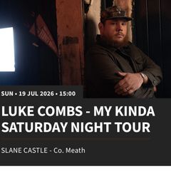 Tickets Luke Combs Front standing