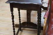 Barley Twist Dark Wood Occasional Table