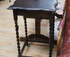 Barley Twist Dark Wood Occasional Table