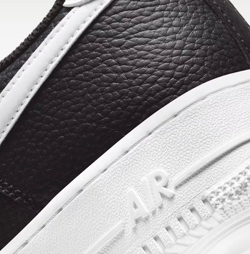 Nike Air Force 1 Black and White UK 11.5 Brand New and Unworn