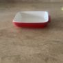 Vintage red pyrex oven dish Image 4
