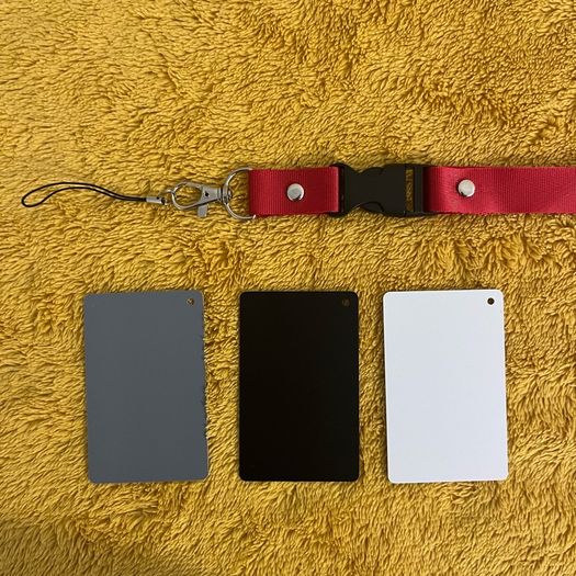 18% White Balance Grey Card Camera Kit