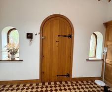 Solid Wooden Front Door