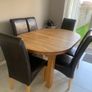 Solid extendable oak table- very good in Image 2