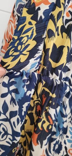 ENCUENTRO multi colour layered with gold metallic threading Sz M (Fit 12-14UK)