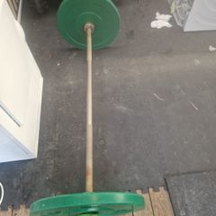 6ft Olympic bar 2X10KG plates