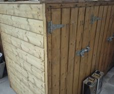 Wheelie bin storage