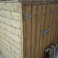 Wheelie bin storage