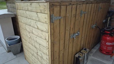Wheelie bin storage