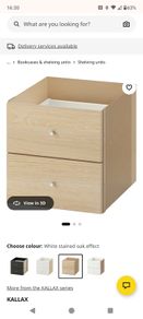 IKEA Kallax drawers insert unopened