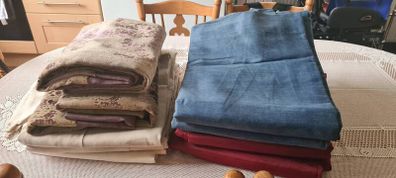5 sets of heavy lined curtains