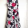 Belle Poque Floral Fit & Flare Dress UK 14/16 Full Skirt Vintage Style Image 5