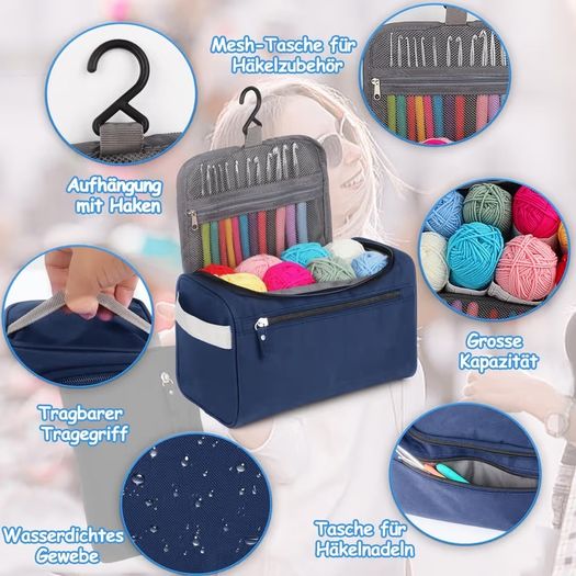 Brand New Coopay 73-Piece Crochet Set for Beginners with Yarn and Accessories