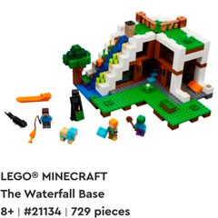 Lego Minecraft Waterfall Base #21134