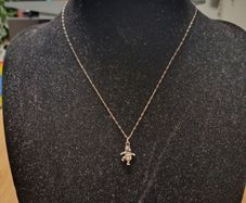 Vintage Disney Winnie The Pooh Necklace Charm silver 925