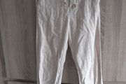 Beige linen trousers with adjustable option 9 /10 year old h&amp;m