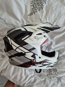 Helmet Mtb Fly Racing Black&white