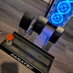 Fanatec CSL Pedals + Load Cell Brake + Clutch (Upgraded Elastomers + Originals Included)