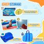 Kids Bounce Castle Inflatable House with Trampoline Image 7