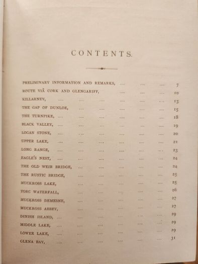 Souvenir Of Killarney. Rare 1892 First Edition Hardback In Good Condition.