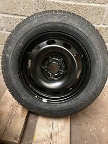 VW 15" steel spare wheel unused.