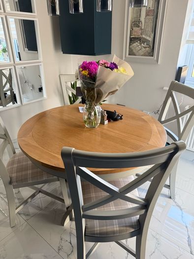 dining table and chairs