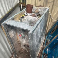 Scrap oil boiler