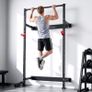 Multifunctional Squat Rack Folding Power Cage, Wall-Mounted 545KG Capacity Image 2