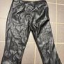girls pants faux leather Image 3