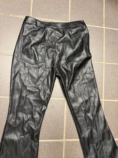 girls pants faux leather