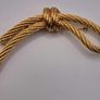 Vintage Christian Dior rope brooch Image 2