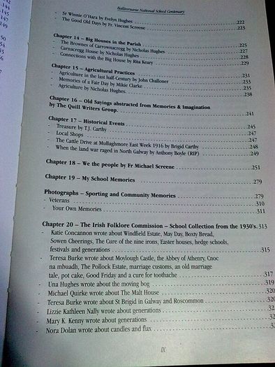 St. Joseph's National School Ballinruane Galway Local history