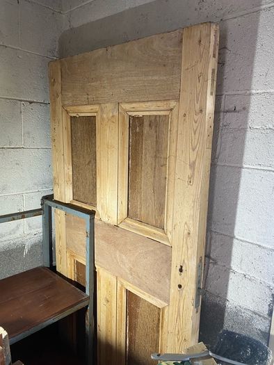 door late victorian 4 panel solid wood door 1880