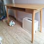 Wooden Desk with Shelf