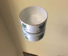 China trinket dish made in Arklow ( 2 inches high 3 inches wide)