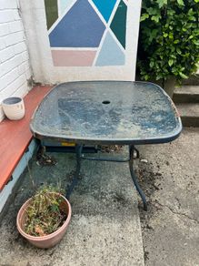 small outdoor table