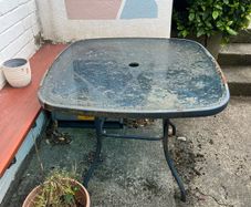 small outdoor table